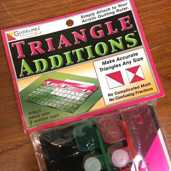 Guidelines 4 quilting Triangle additions NWT - Picture 3 of 11